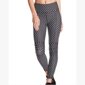C&C CALIFORNIA POLKA DOT MOTO LEGGINGS NWOT